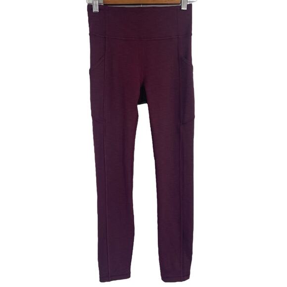 Lululemon Invigorate High-Rise Tight 25" Wine Maroon Size‎ 4 - Picture 1 of 6